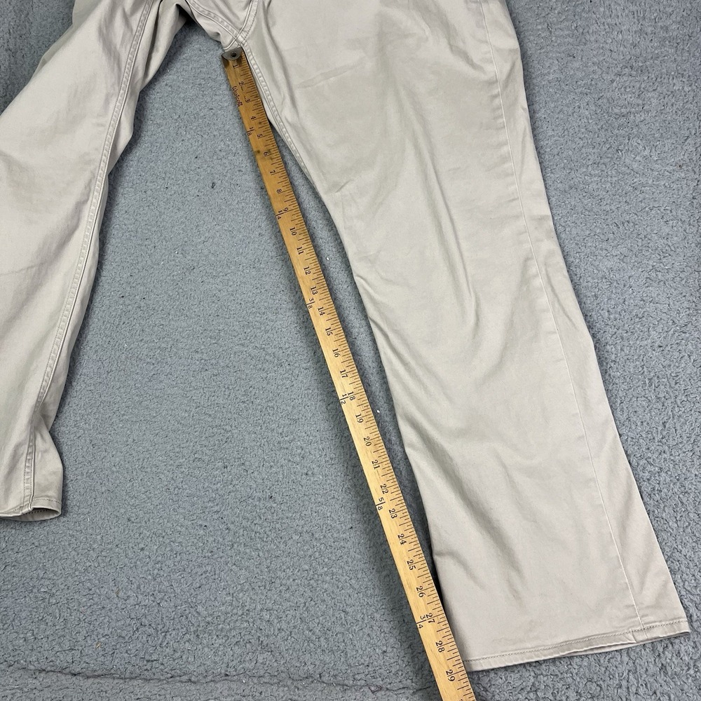 Polo Ralph Lauren Mens Varick Slim Straight Khaki Tan Jeans Size 40x32 - Picture 10 of 11